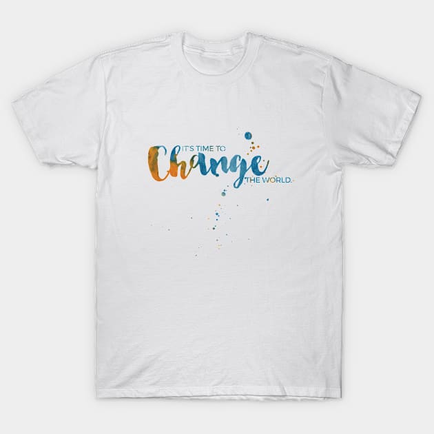 Change The World T-Shirt by rodneycowled